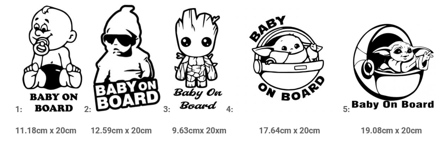 Baby-On-Board-variations