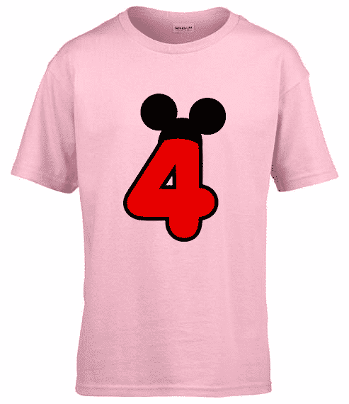 Number Four Kids T-Shirt Product Image