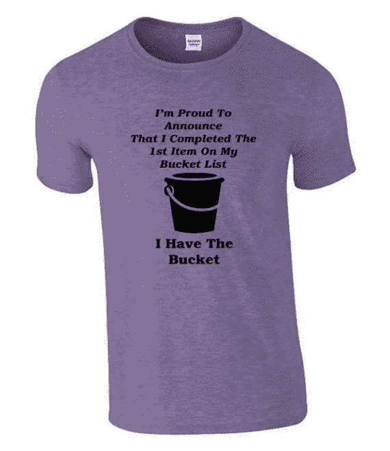 Bucket List T-Shirt Product Image