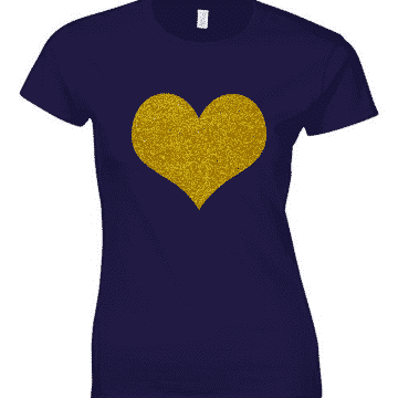 Heart Ladies T-Shirt Product Image