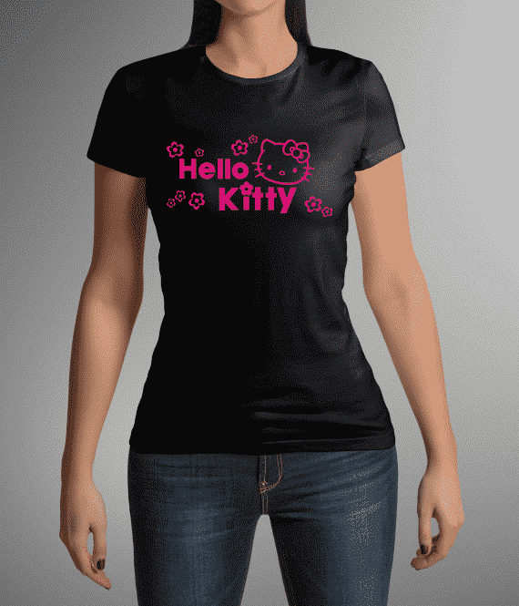 Kitty White Ladies T-shirt Product image