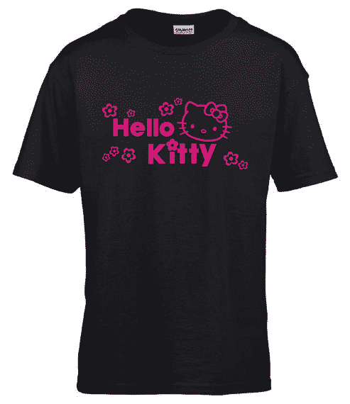 Kitty White Kids T-Shirt Product Image