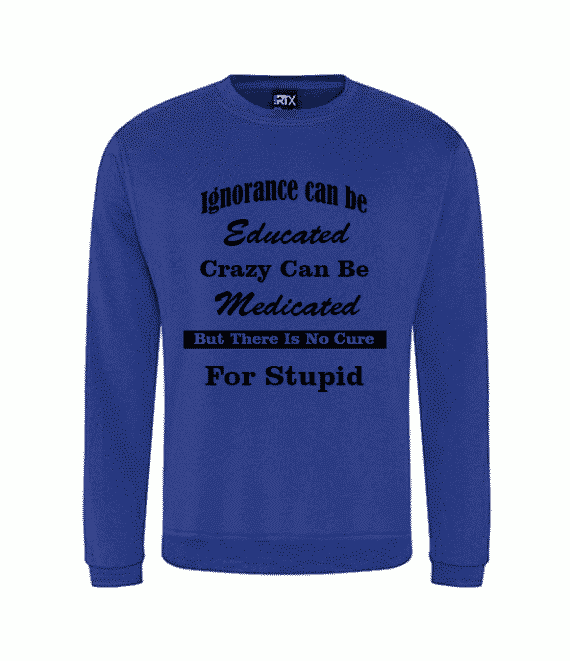 Ignorance Can Be Educated Sweater Product Image