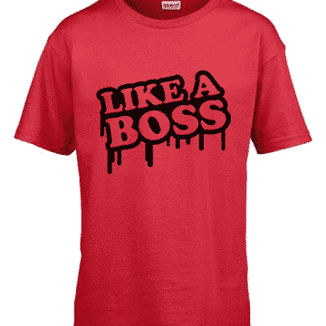 Like A Boss T-Shirt Product Image