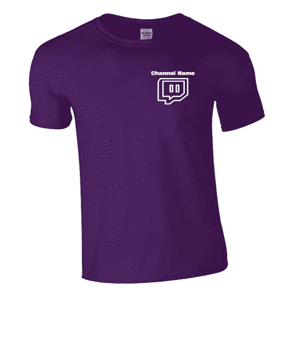 Glitch Channel Name T-Shirt Product Image