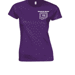 Glitch Channel Name Ladies T-Shirt Product Image