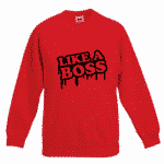 Like A Boss Kids Sweater Product Image